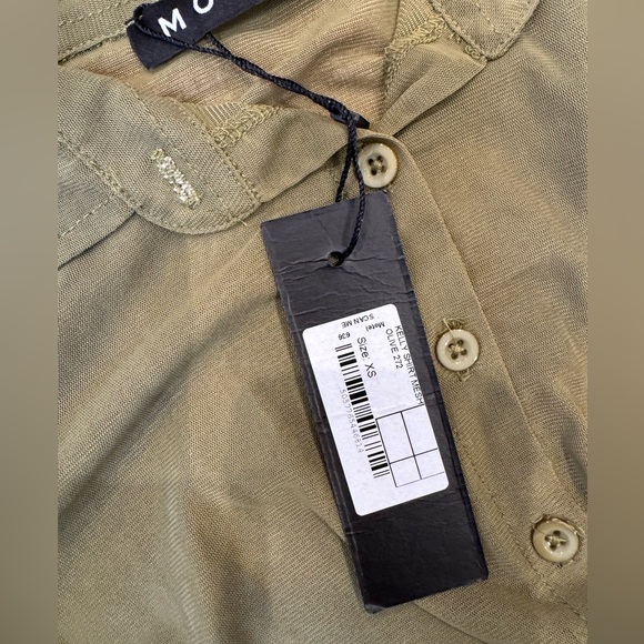 BNWT Motel Rocks Kelly Shirt Olive And Motel Rocks White Halter - Picture 10 of 11
